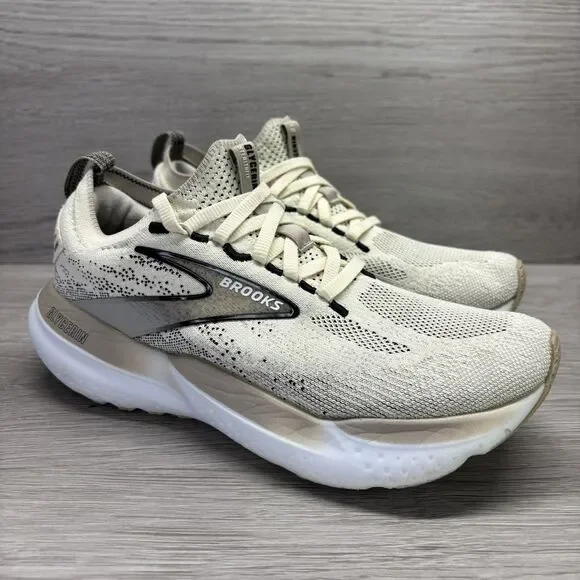 Brooks Glycerin 21 StealthFit Running Shoes Womens Size 6.5 Beige 1204101B108 - Picture 1 of 13